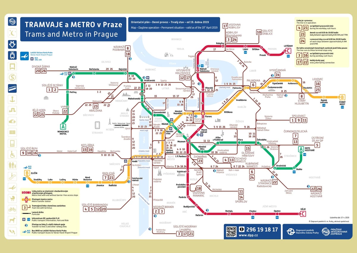 praga estação mapa