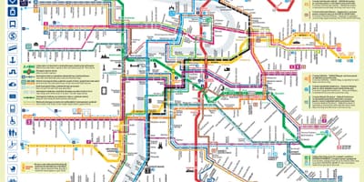 Praga mapa de transporte