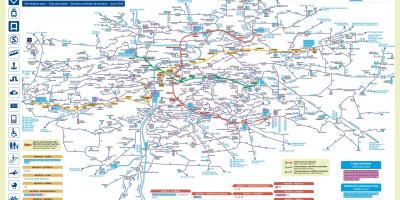 Praha mapa de ônibus