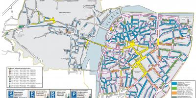 Praga estacionamento gratuito mapa